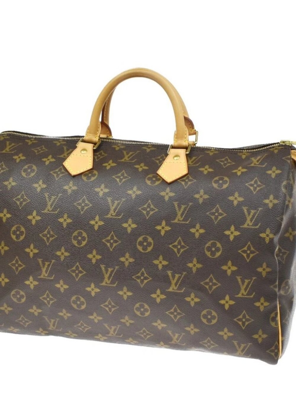 LOUIS VUITTON Speedy 40 Travel Hand Bag Monogram Leather Brown M41522 600CB266